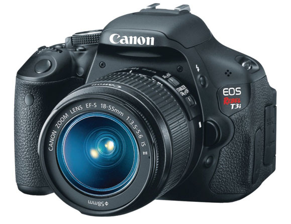 Canon Rebel T3i 18.7 MP with 18-55mm Zoom Lens EOS 600D