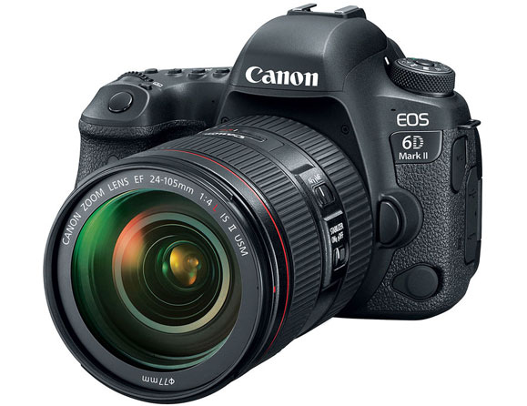Canon EOS 6D Mark II 20.2 MP with 24-105mm Zoom Lens