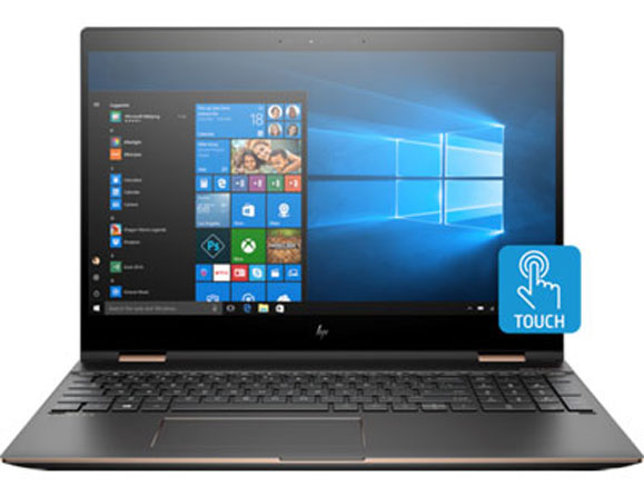 HP Spectre 360 15t 256 GB Core i5 1.6 to 1.8 GHz 15.6"