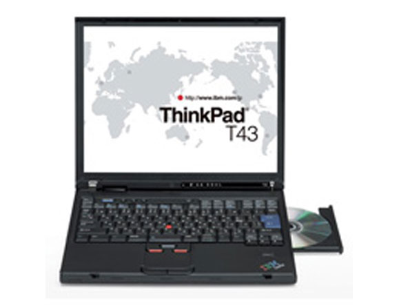 IBM ThinkPad T43 Pentium M 1.5 to 2.0 GHz 14"