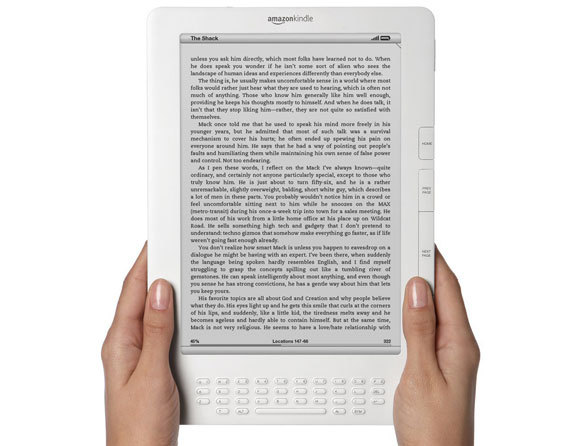 Amazon Kindle DX 2nd Gen 4 GB 3G 9.7" White D00801