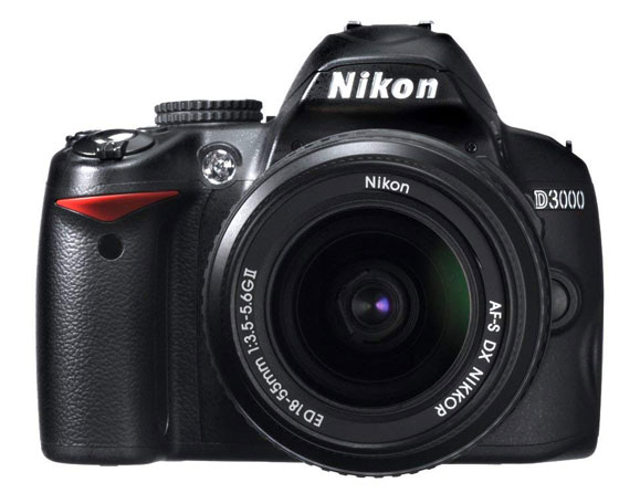 Nikon D3000 10.2 MP with 18-55mm VR Lens