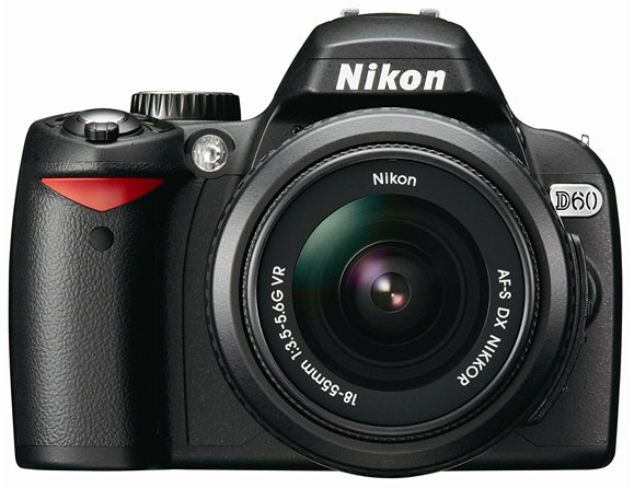 Nikon D60 10.2 MP with 18-55mm VR Lens