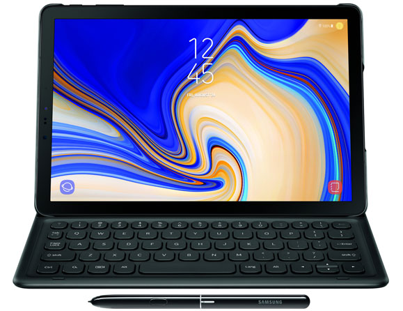 Samsung Galaxy Tab S4 Wi-Fi 256 GB Bundled Book Cover Keyboard 10.5" SM-T830