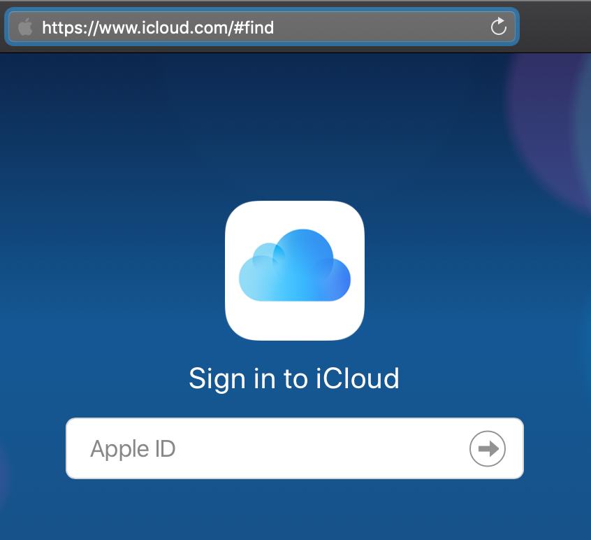 icloud.com/#find