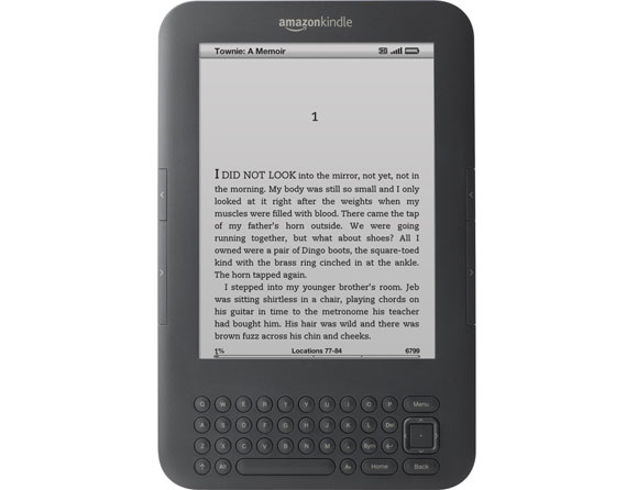 Amazon Kindle Keyboard with Special Offers 4 GB Wi-Fi 6" D00901