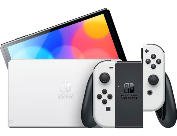  OLED 64 GB Portable/Dockable Gaming System 7"