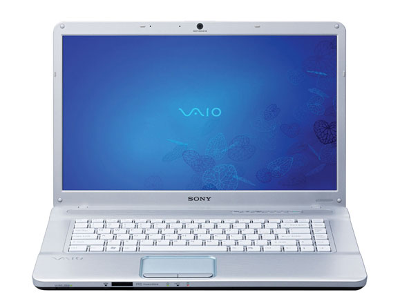 Sony Vaio VGN-NW Core 2 Duo 2.0 to 2.4 GHz 15.5"